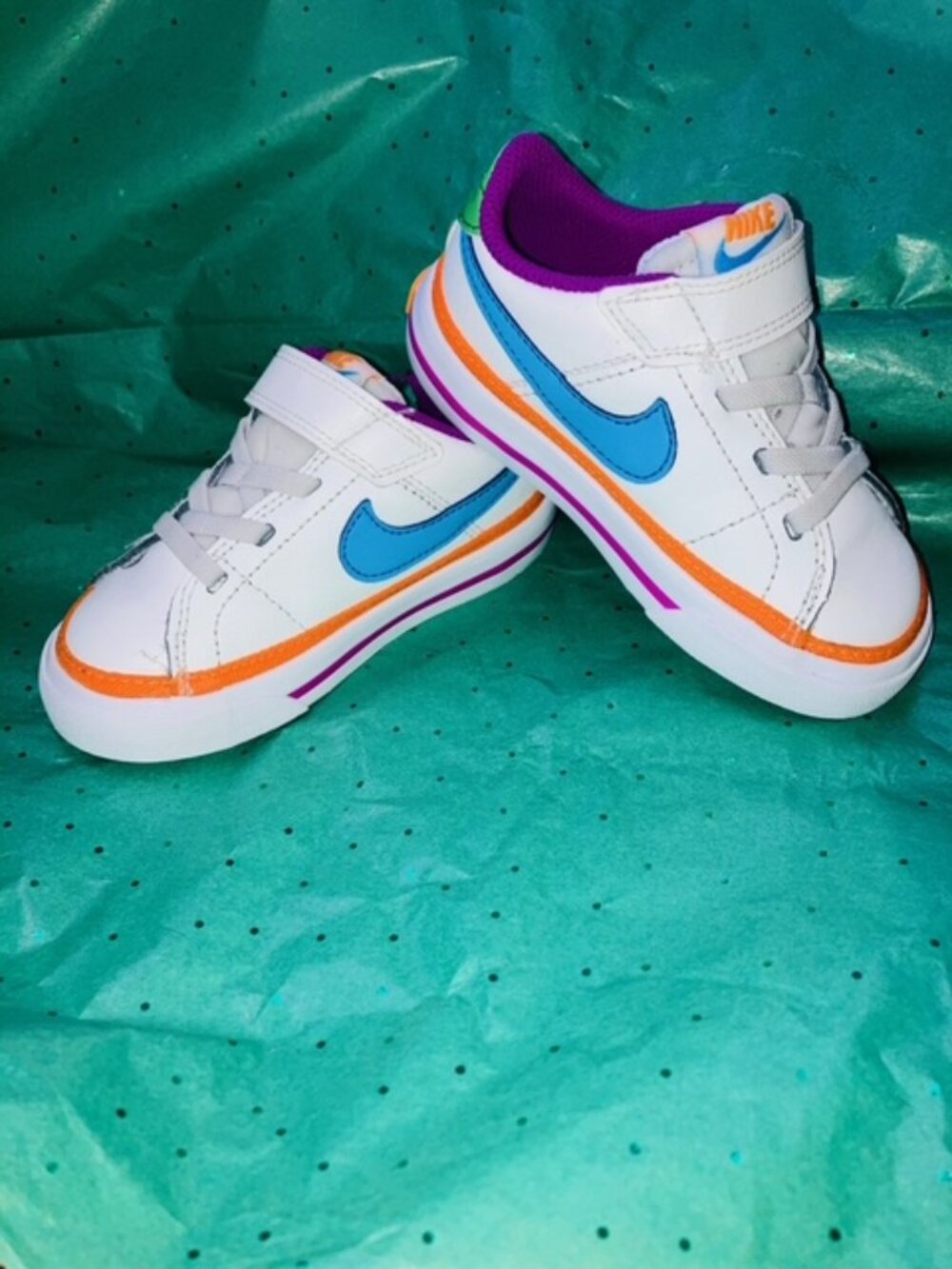 Nike Court Legacy Lift "Wild & Free"  Multi Colored Toddlers 7c  EUC!